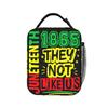 Black History Juneteenth 1865 Insulated Lunch Bag Leakproof Meal Container Cooler Bag Tote Lunch Box Office Travel Bento Pouch