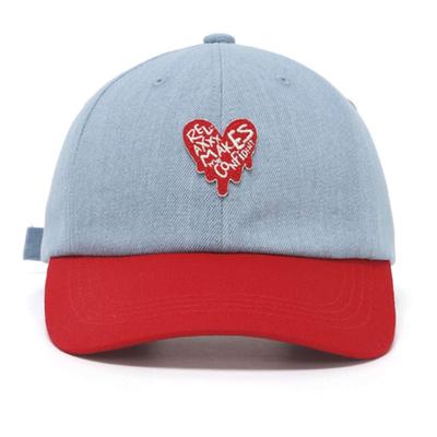 RXMC Melting Heart Casquette Bicolore_BLEU CLAIR/rouge