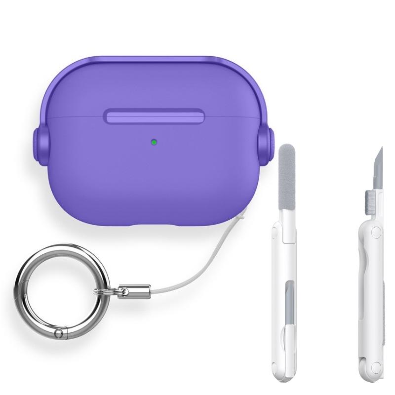 AirPods Pro 2 Hülle mit Lanyard und Kopfhörerhalterung - Geeignet für AirPods 4