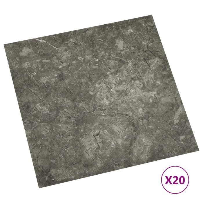 VidaXL 20x Self-Adhesive Floor Planks Floor Coverings Living Room Sitting Room Bedroom Home Non-Slip PVC 1.86 330156