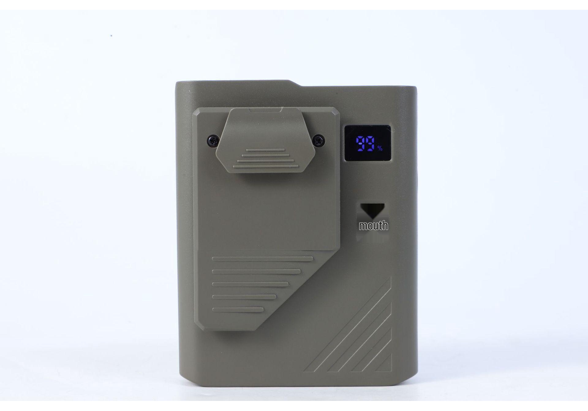 

New Wearable Waist Fan with USB Recharge, Strong Wind, Long Battery, Lightweight Clip-on Design, and Digital Display 3600mAh