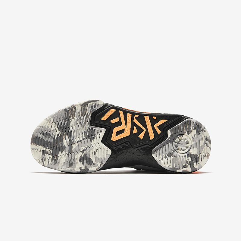 Anta Kids Cement Krypton Professional Basketball Shoes Non-Slip Wear-Resistant Breathable Low-Top Men Basketball Shoes Gray A12431101-6