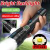 Charging Zoom Laser Outdoor Lighting Waterproof Aluminum Alloy Flashlight Portable Household Emergency Situation Resistant