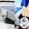 4Pcs Medium Pressure Solar Panel Clamps Aluminum Solar Rail End Clamps  Photovoltaic Support