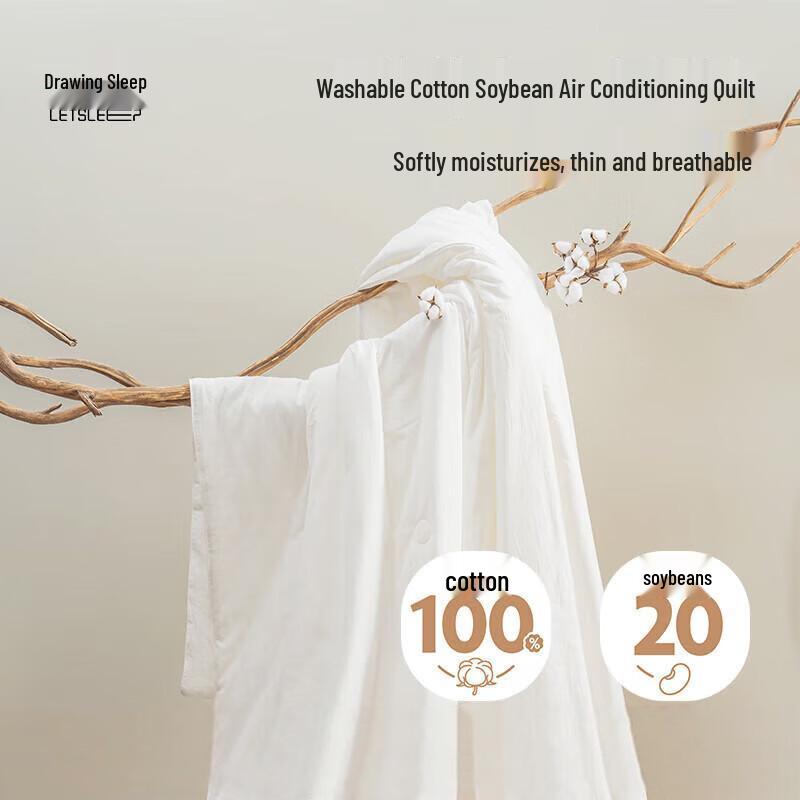 

Letsleep Class A Washed Cotton Soy Fiber Quilt