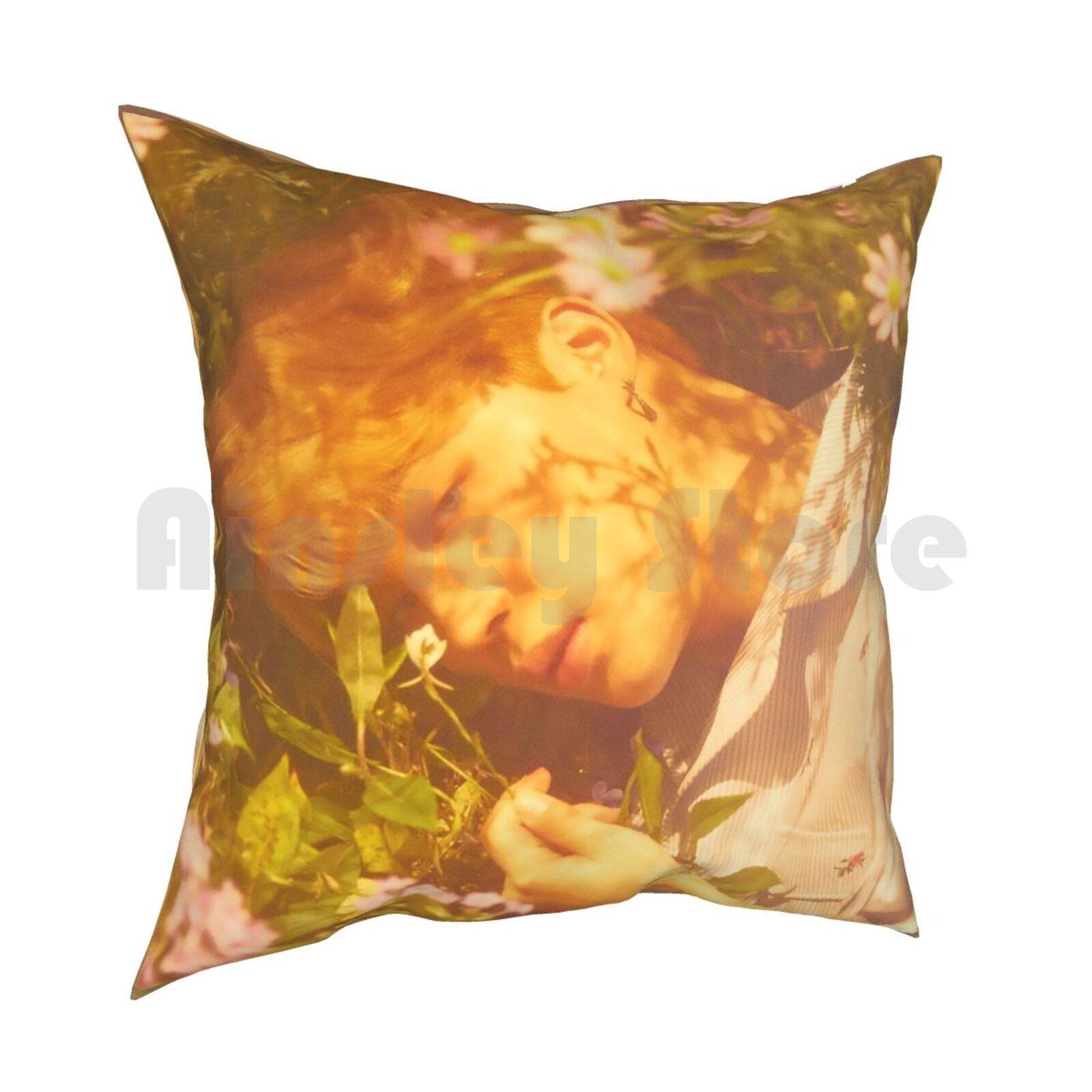 Jimin Pillow Case Printed Home Soft DIY Pillow Cover Kpop Kpop Boy Band Kpop Bands Kpop You Never Walk Alone Boys Kpop 30x30cm 12x12in
