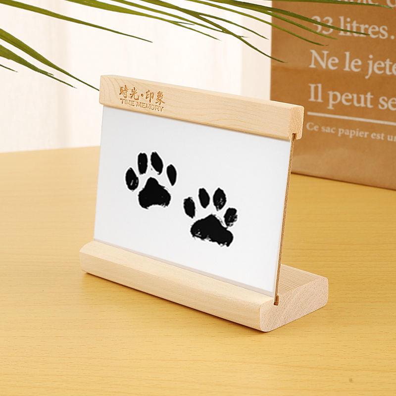 Pet Paw Print Memorial Tabletop Decoration for Cats and Dogs