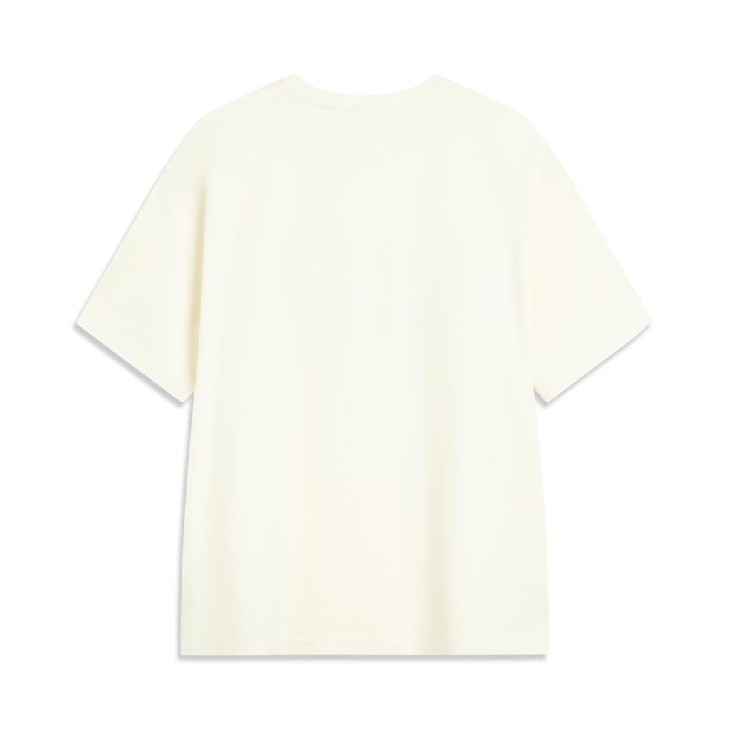 Li-Ning Badfive Mode Vielseitig Rundhals Lässig Locker Buchstabenmuster Gedruckt Kurzarm T-Shirt Herren Oberteile AHSVE09-3