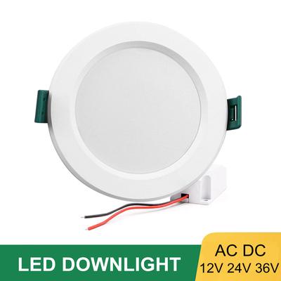 LED Stropní svítidlo AC DC 12V 24V 36V Zapuštěné Kulaté LED Stropní Svítidlo 3W 6W 9W 12W 15W 18W 36W Bodové Osvětlení Pro Nízká Napětí