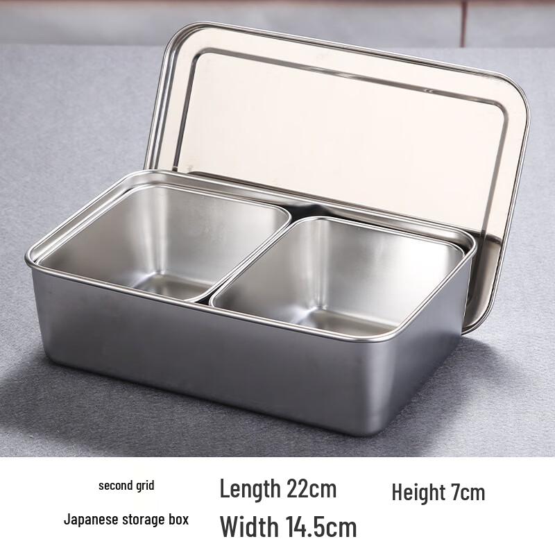 Komerční nerezová krabička na koření s více přihrádkami