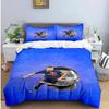 Set Biancheria da Letto Digitale alla Moda Calcio M-Mbappe Copripiumino Piumone Letto Giovani Bambini Ragazza Ragazzi Regalo di Compleanno