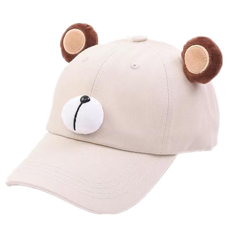 New Children's 3D Design Cartoon Cap Bear Anime Cartoon Hat Cap Boys Girls Hat High Quality Baseball Cap For Kids