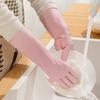 Yunlei Household Gloves, Rubber Medium Size, 1 Pair, for Washing Dishes And Clothes, Rubber Kitchen Cleaning Gloves, Thickened Durable Cleaning Gloves
