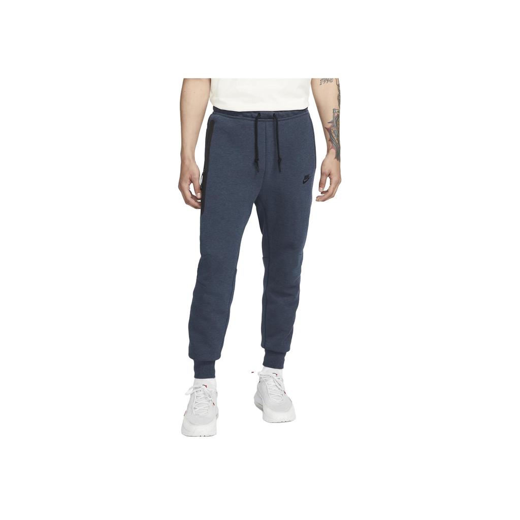 Nike Tech Fleece Sweatpants Obsidian Heather/Black Men Bottoms Blue FB8002-473