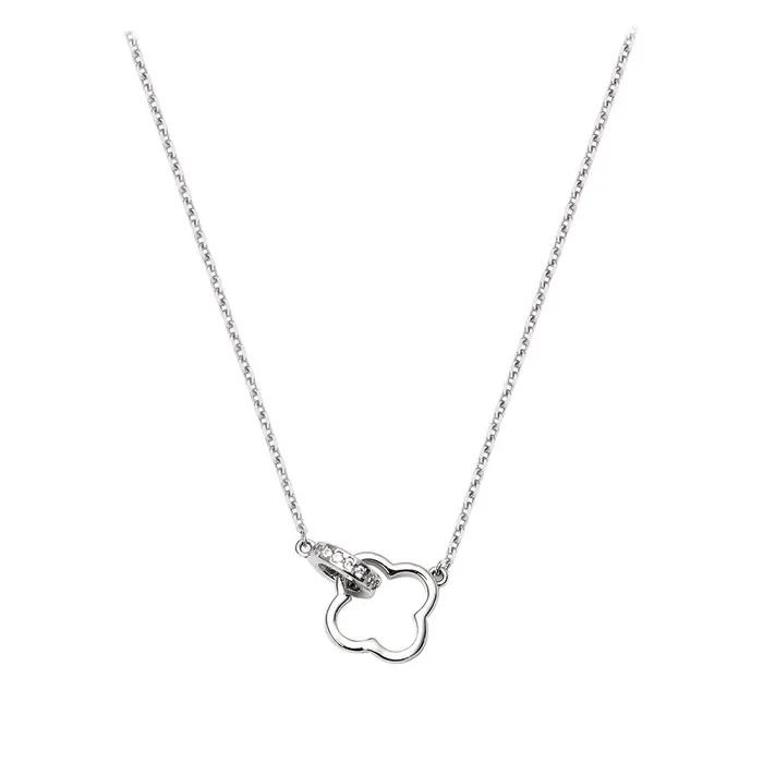 Silver Serendipity Clover BL251N1133 Women's Necklace