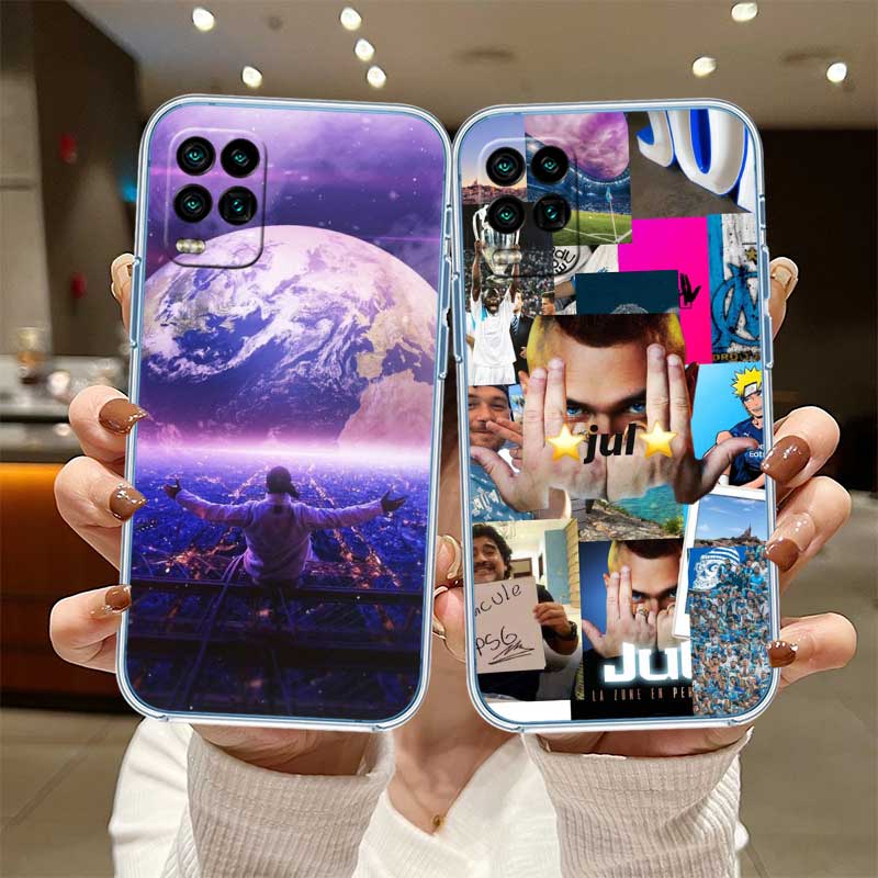 RE41 Julien Mari Jul Transparent Phone Case for Motorola Moto G7 G8 G9 G84 G85 G73 G24 G15 Z2 Play Power Plus