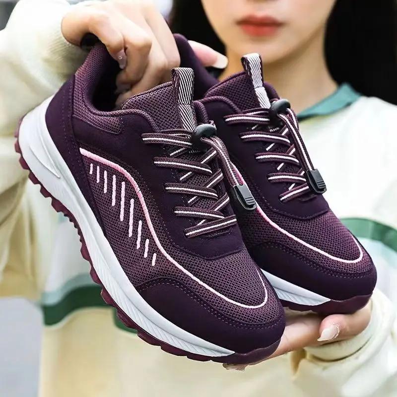 Mesh Breathable Women's Sneakers Shoes Designer Luxury Daily Routine Vulcanized Shoe On Sale Deals Stylish 39 Ladies Footwear