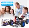 OSOYOO Servo Steering Smart Robot Car with Camera for Raspberry Robot Car Kit for Programming and Uses Python Code To Make Coding Easier and Faster To