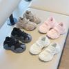 Children's sports shoes, spring and autumn boys' casual shoes, mesh shoes, fly woven girls' socks shoes, baby white shoes