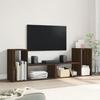 VidaXL TV Furniture 2 Pcs Brown Oak 75x30x50 Cm Engineered Wood, TV Stand, Media Cabinet, Entertainment Center, 840792