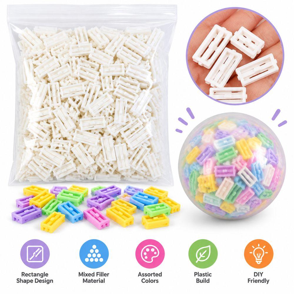 Mixed Material Building Block Particles Assorted Colors Filler Particles Granules Stress Relief