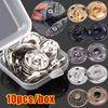 10/20 stuks Metalen Drukknopen DIY Opnaaibare Knoppen 15mm Onzichtbare Naaibevesters Drukknop Ingebouwde Gesp voor Kleding Manchet Tassen Kit
