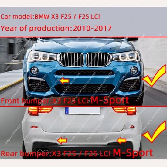 Front Bumper Tow Hook Cover for BMW X4 M40i XDrive20i XDrive35i M-Sport 2014-17