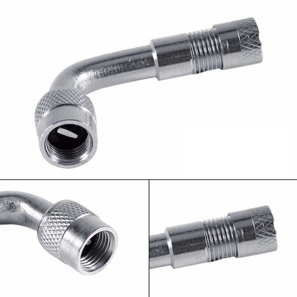 Tool Inflation Valve Stems Tyre Tube Valve Extension Adapter Bent Valve Adapter Extension Tube