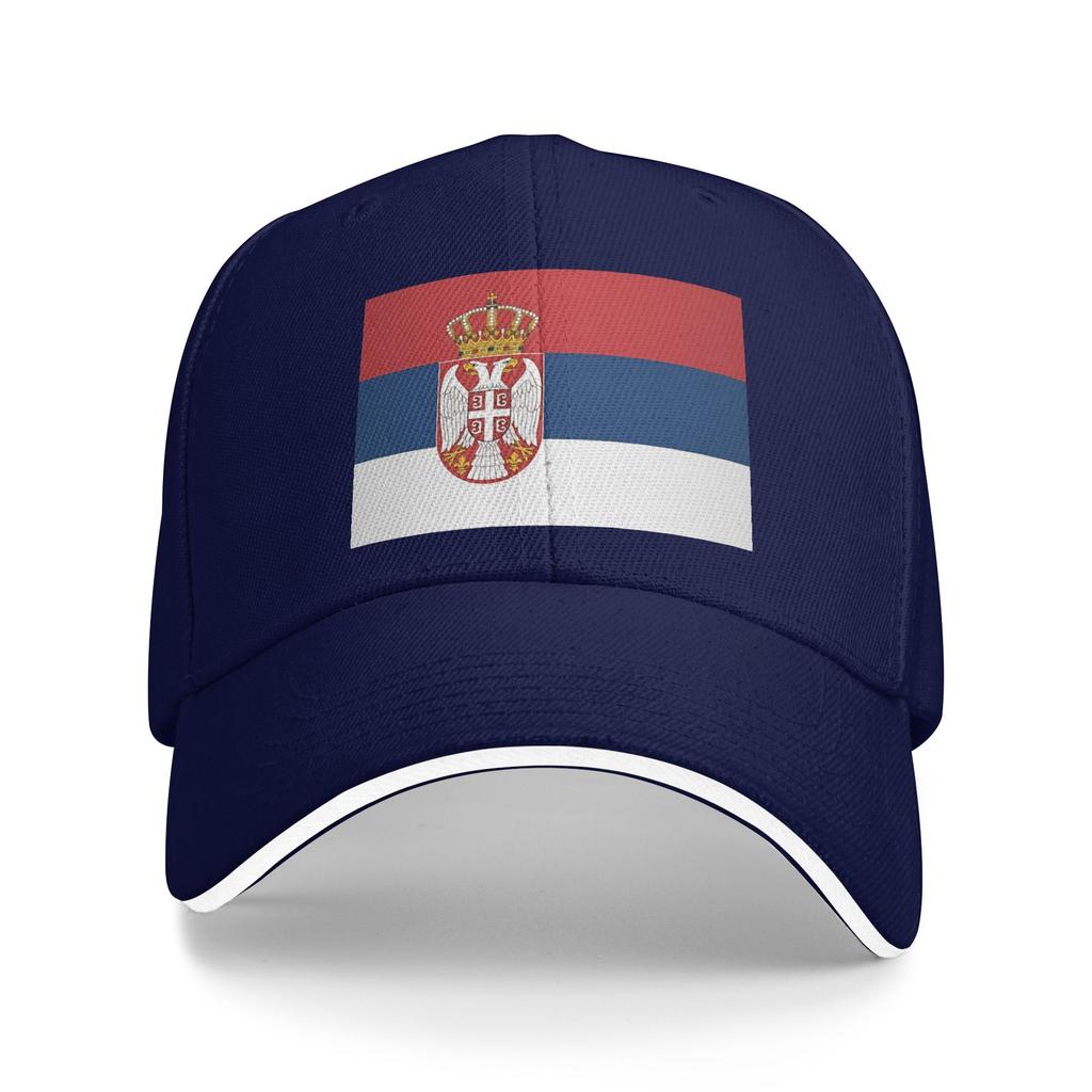 Flag of Serbia Casual Baseball Cap Outdoor Sports Trucker Hat Summer Dropshipping Baseball Caps