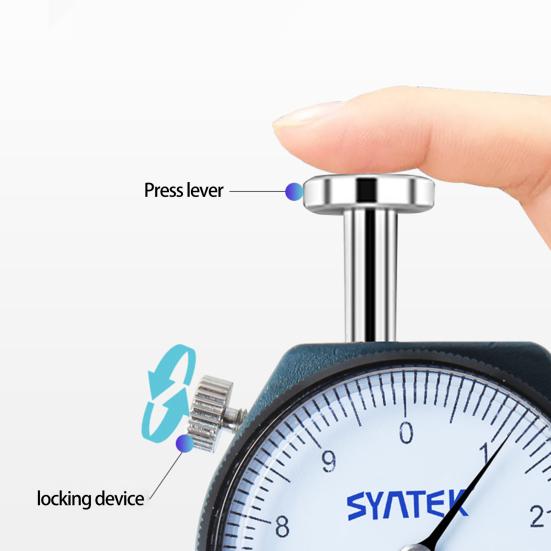 Digital Thickness Gauge High Precision Unit Conversion Pressing Operation Quick Measurement Thickness Measuring Gauge Meter Tool for Home