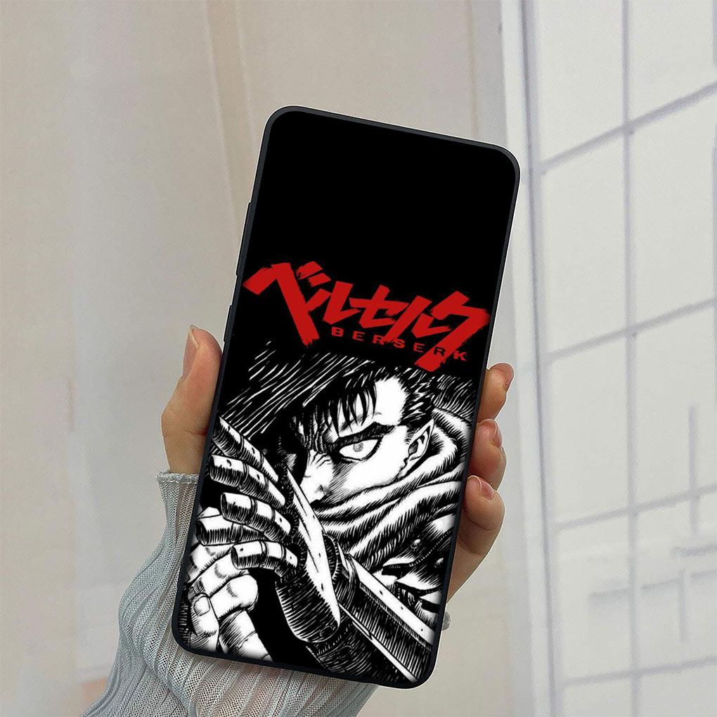 Berserk Guts Soft Cover for VIVO Y20 Y21 Y33S Y20i Y02 Y16 Y22S Y27 Y21T Y33T Y35 Y36 Y53S Y70 Y76 Y77 Y78 Casing Phone Case