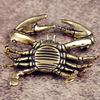 Crabs Statue Figurines Crabs Decors Sculptures Brass Crabs Decorative Objects Table Centerpieces for Home Decorations