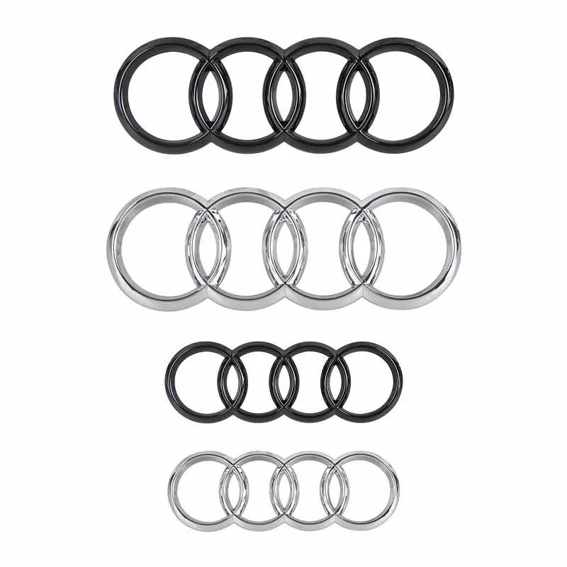 New Auto Accessories Suitable For 0cypd A4 2008-2017 Car Logo 4 Ring Front Grille Badge Rear Emblem Quattro Sline Sticker cypd0