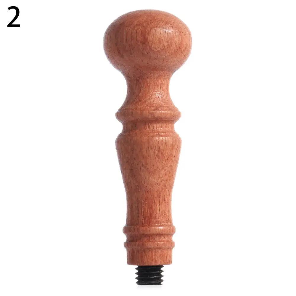 1Pc Wood Handle Wax Seal Stamp Accessories Portable Mini Diy Seal Tool Retro Wood Color Just Handles Post Gifts Decorative