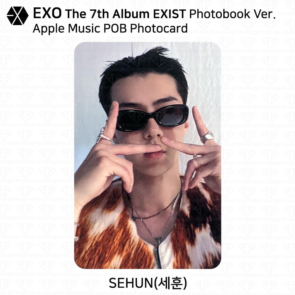 

EXO 7-й альбом EXIST POB Фотокартка Apple Music Soundwave Makestar Ktown4u Sehun - Apple Music