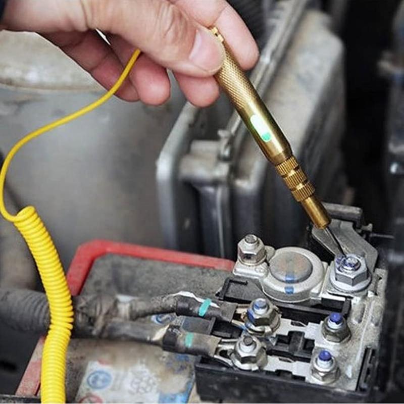 Heavy Duty Automobile Circuit Tester,6-24V Test Light with Alligators Clip Circuit Voltage Tester for Car Motorcycles