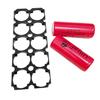 20 Pcs 32650 2x Battery Holder Bracket Cell Safety Anti Vibration Plastic Brackets for 32650 Batteries Replacement