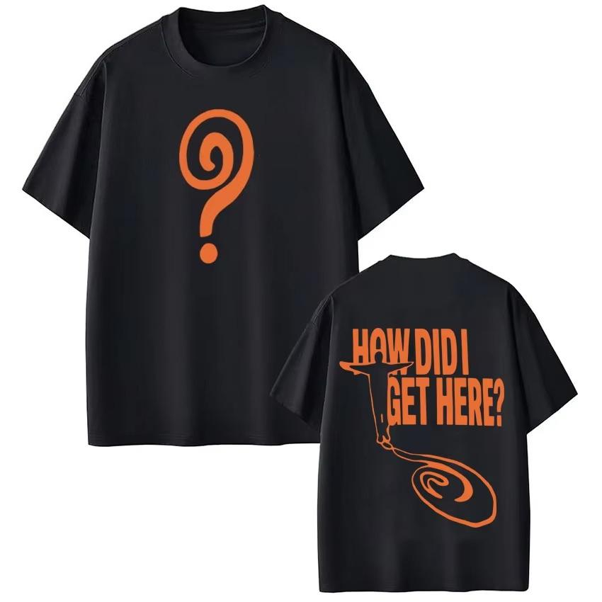 Sänger Louis Tomlinson How Did I Get Here Tour 2026 Print T-Shirt Herren Damen Mode HipHop T-Shirt Hohe Qualität Baumwolle T-Shirts