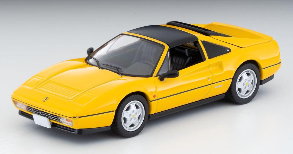 Tomica Limited Vintage Neo Ferrari 328 GTS žlutá hotová verze LV-N
