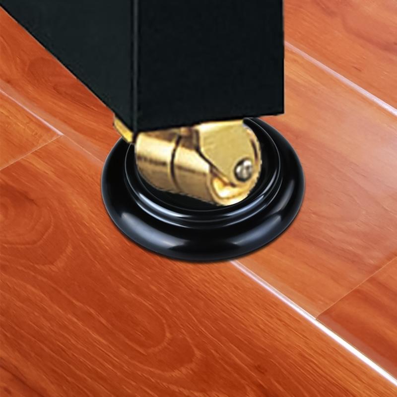 4Pcs Upright Piano Caster Cup Piano Leg Floor Protectors Nonslip Anti-Noise Piano Foot Pads Round Load Bearing Pad