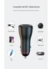 Dual USB Car Charger for Huawei - 66W Fast Charge, 100W Digital Display, Cigarette Lighter Adapter