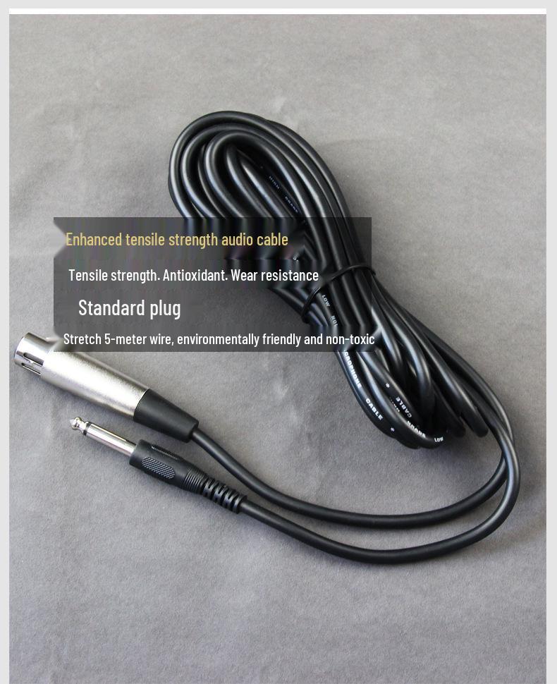 Gooseneck Wired Conference Microphone for Meetings, Broadcasting, and Speeches - Desktop Condenser Amplifier Mic