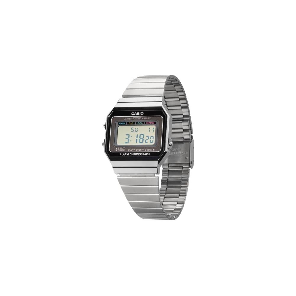 Casio A700W-1A Women's Digital Fashion Quartz Watch Gray