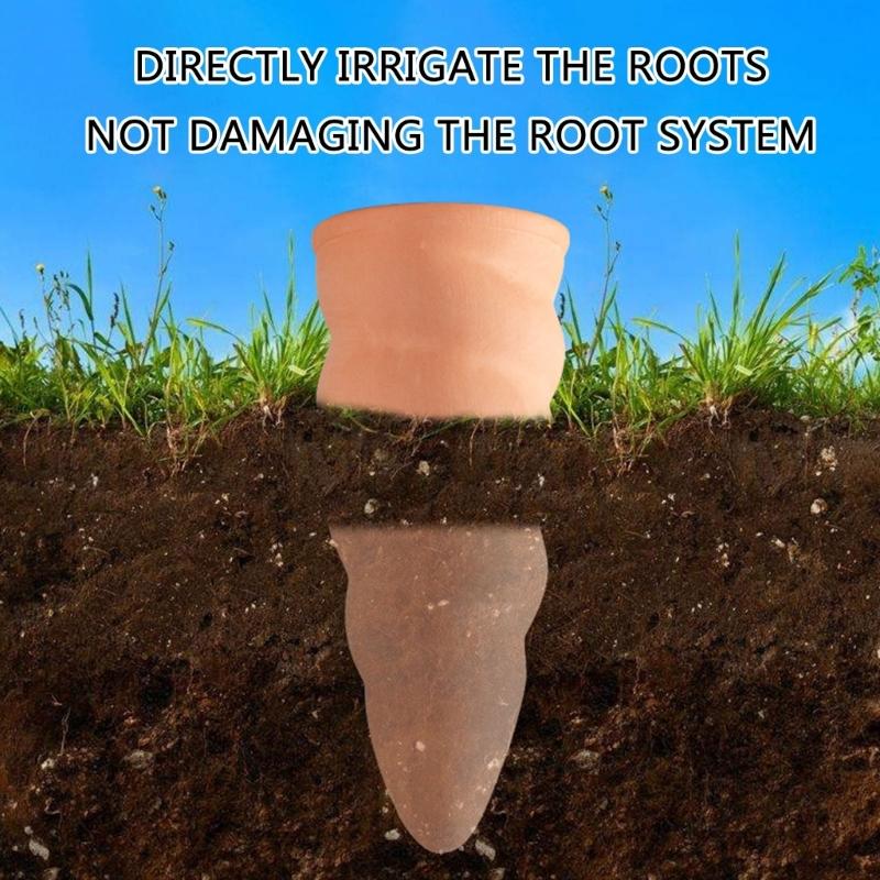Miniature Ceramic Plant Watering Cones for Plant Self Irrigation Probes Office Greenerys Efficient Indoor Plant Care 6pc