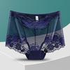 Yu Mei 9007 Nadměrná velikost Kalhotky s vysokým pasem Krajkové trojúhelníčkové - Sexy, Průsvitné a Vykrojený design