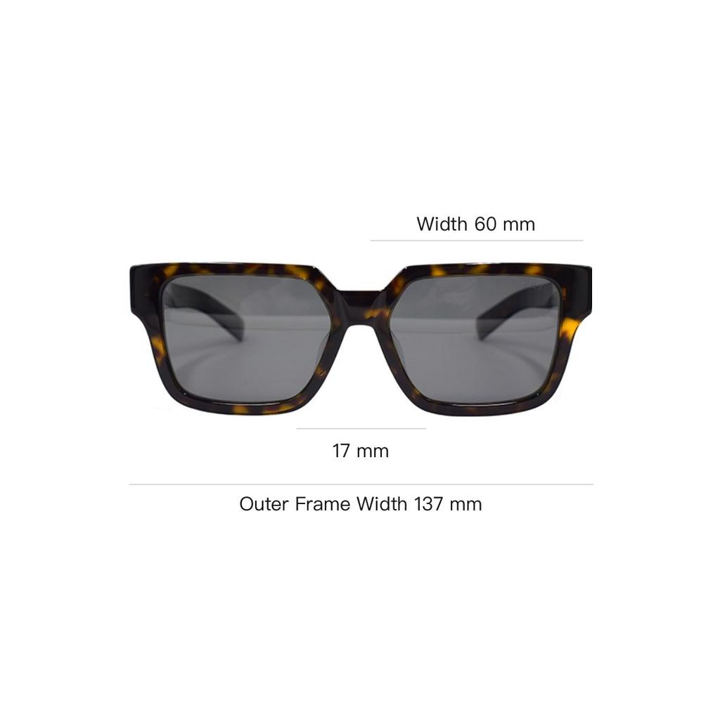 Prada Holiday Travel Edition Polarized Sunglasses With Glass Lenses And Irregular Frame Men Sunglasses Tortoise SPR03Z-F-2AU-08G
