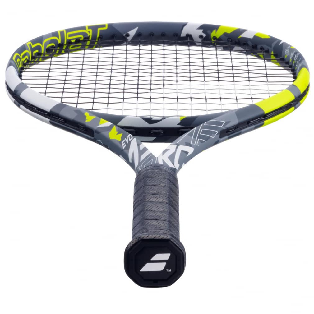 BabolaT EVO AERO 2 Tennis Dark Gray x Flash Yellow Racket,