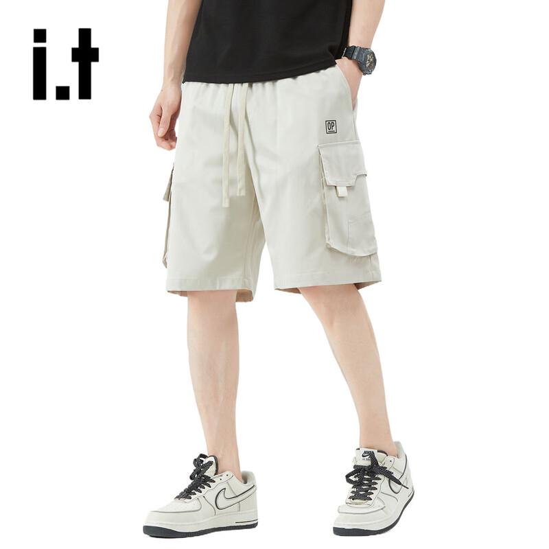 OVERPROTECTION it Men s Multi-Pocket Casual Sports Shorts L