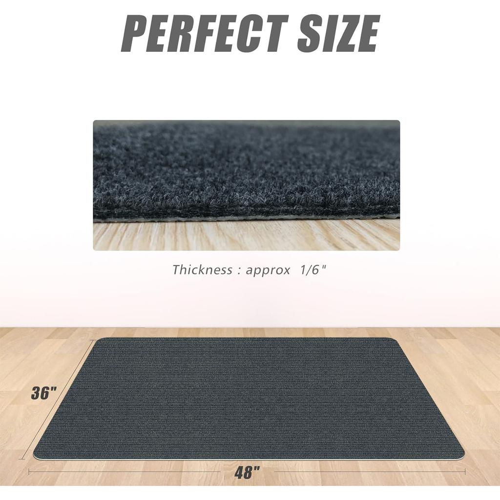 90x120cm Office Rolling Chair Mat Computer Gaming Chair Mat Colors Bedroom Living Room Office Swivel Chair Carpet