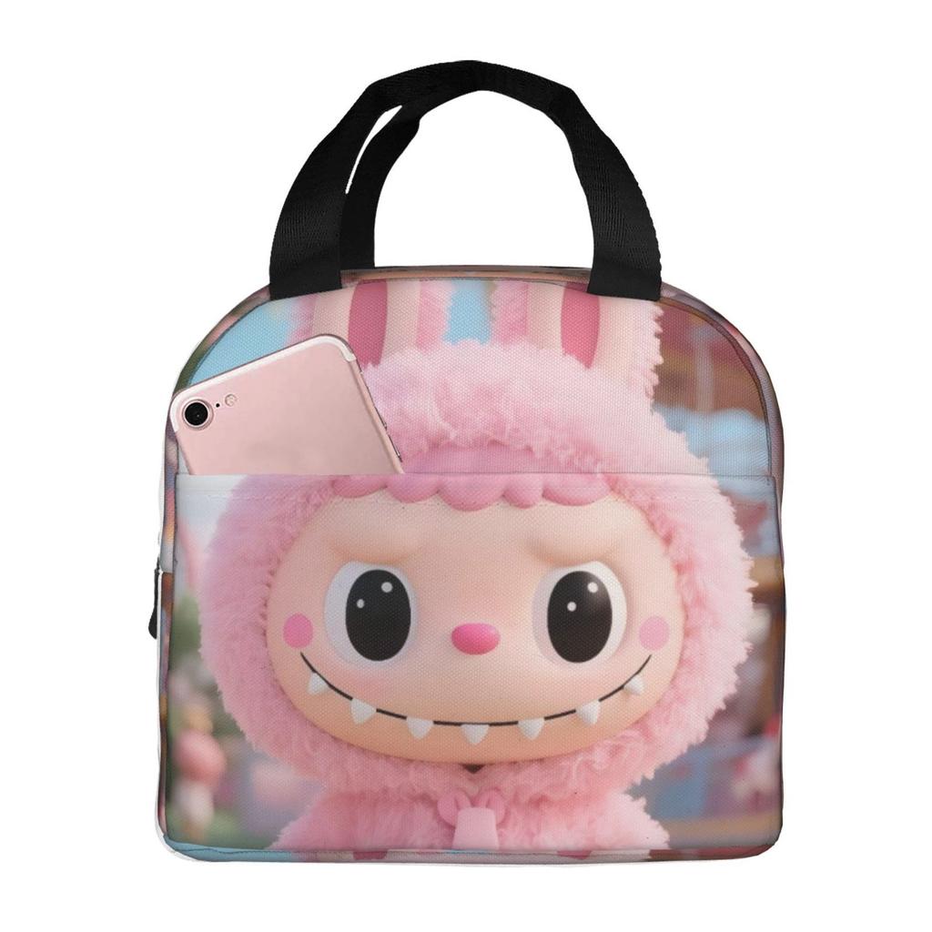Picnic Bag For Primary And Secondary School Students Lunch Bag Cartoon Animation Printed Thermal Insulation Bag